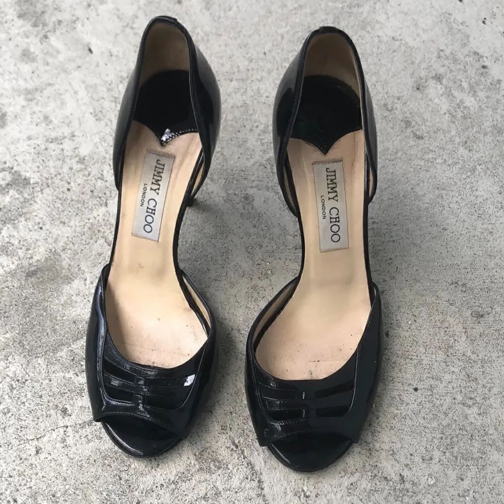 Jimmy’s Choo 94 Aura peep toe